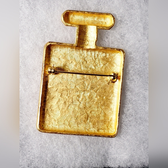 ANNE KLEIN PERFUME BOTTLE BROOCH NWOT VINTAGE - Picture 7 of 8